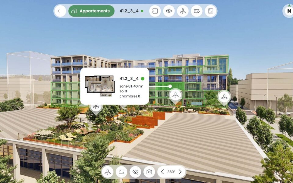 La visite virtuelle 3D, 24h/24 et 7j/7